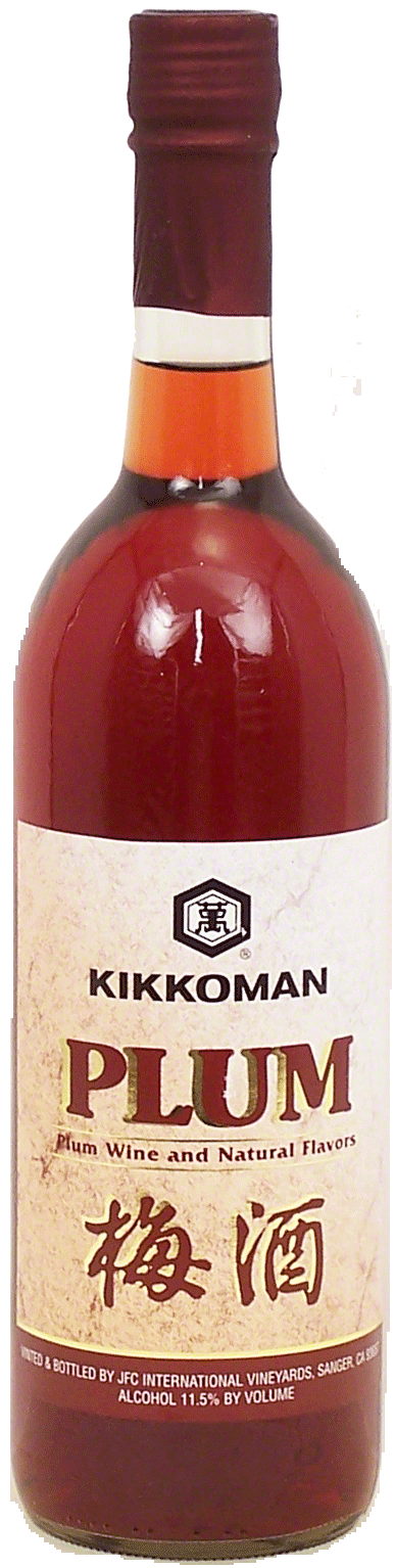 Kikkoman  plum wine and natural flavors, 11.5% alc. by vol. Full-Size Picture